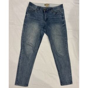 Democracy Women's Ab Tech Skinny Jeans Size 12 Blue Stretch Denim